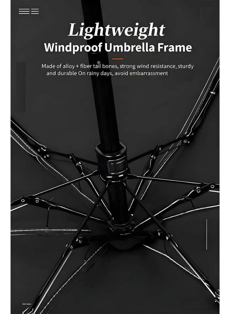 SUCITY Mini Folding Compact Umbrella with Case-Windproof Lightweight Pocket Umbrella-Rain Portable Umbrella Sun for Men and Women UPF 50+ UV Protection Umbrella - Image 4